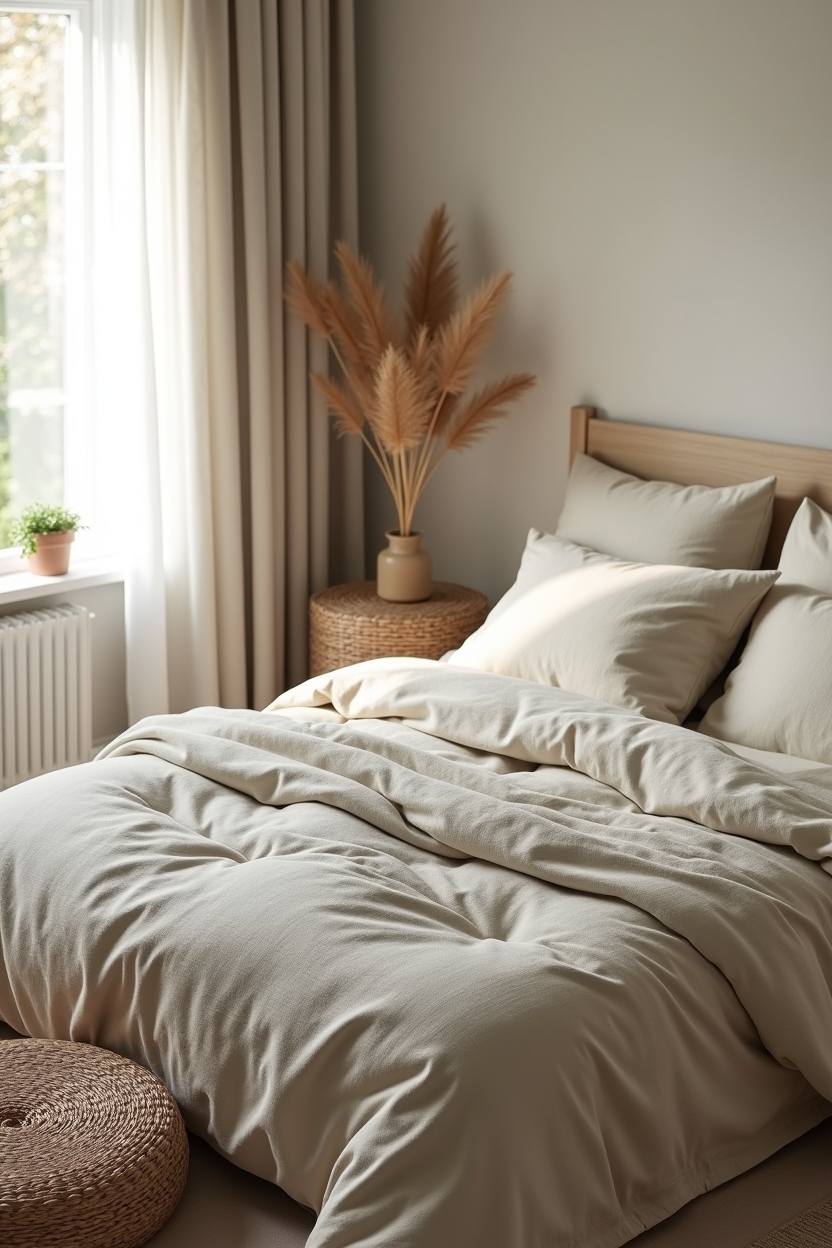 matte waffle cotton coverlet with raw edges home decor
