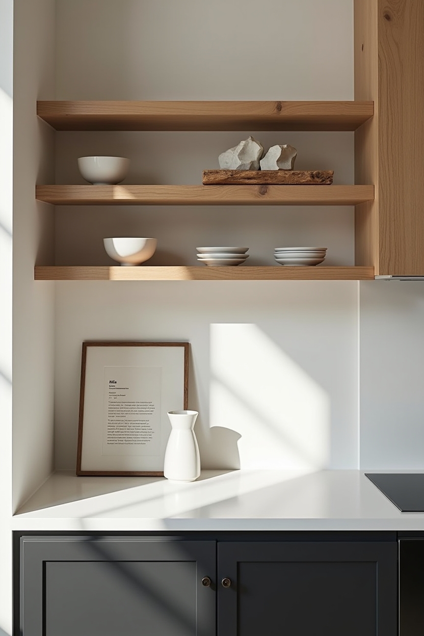 curved_oak_open_shelves home decor