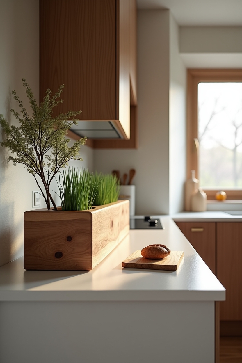 live_edge_bread_box_with_planter home decor