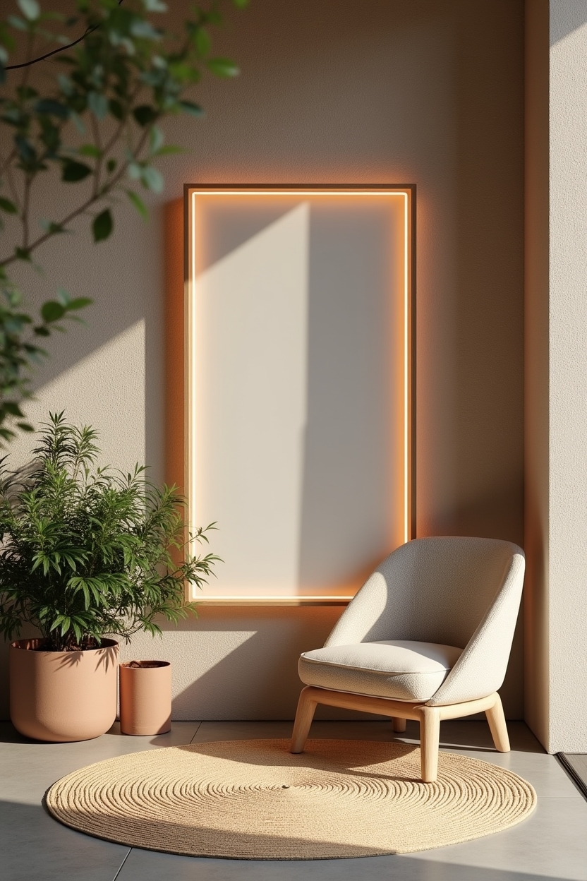 neon-finished UV outdoor art panels home decor