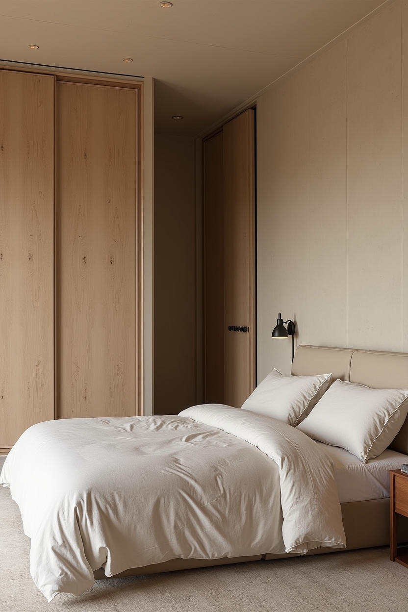 raw-edge flax linen duvet home decor