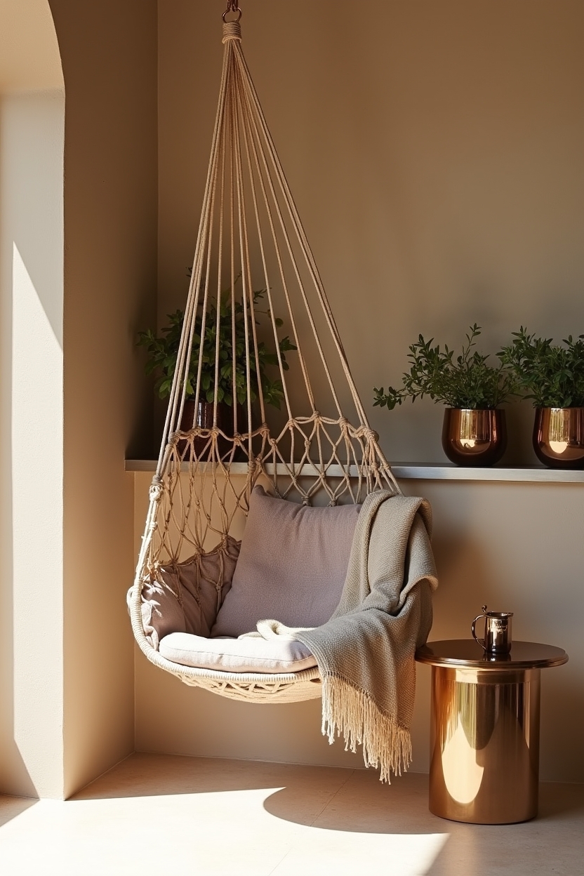 hanging_woven_rope_hammock_chair home decor