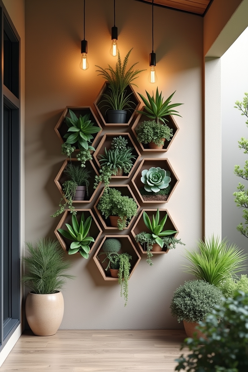 geometric_vertical_succulent_mosaic home decor