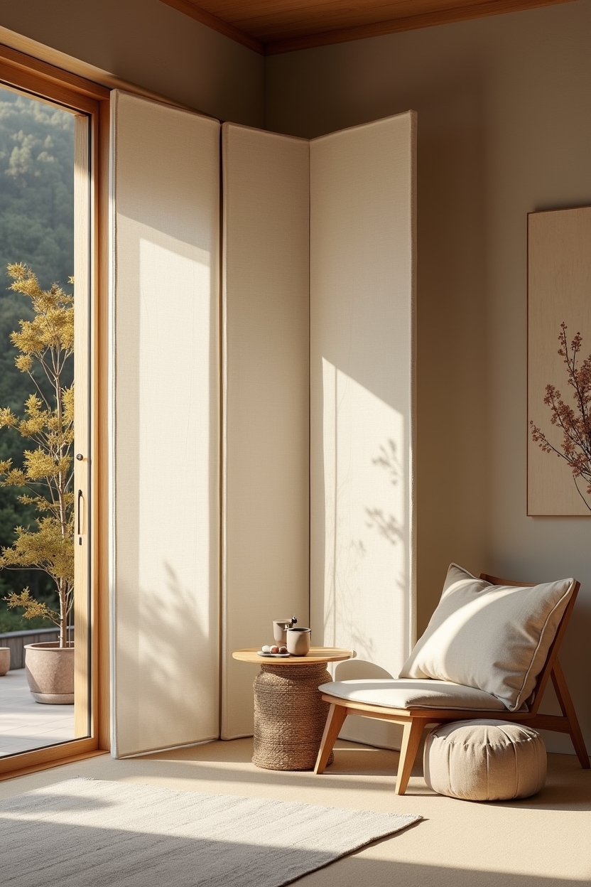 hinged_linen_noren_folding_panels home decor