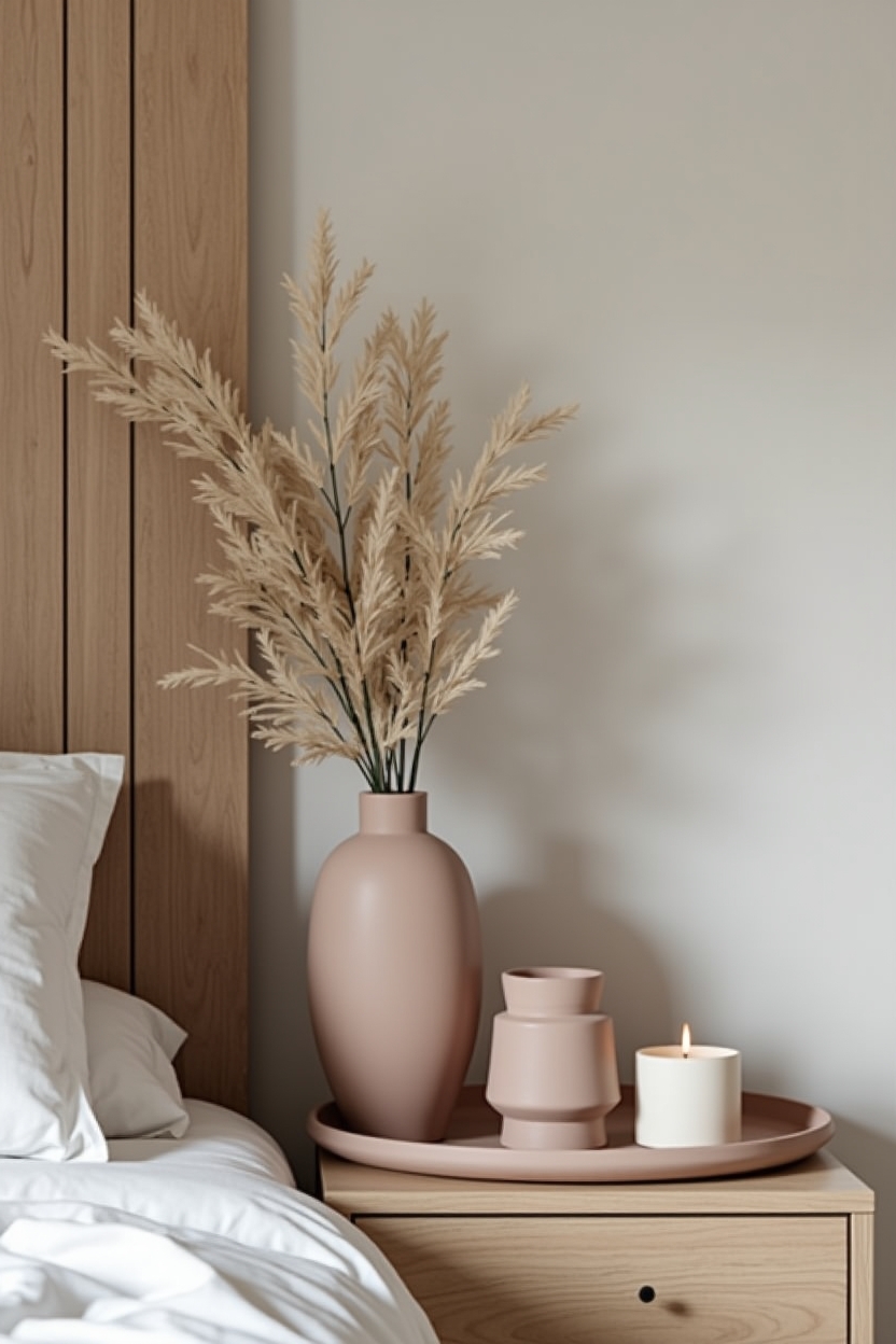 monochrome_clay_tabletop_vignette home decor