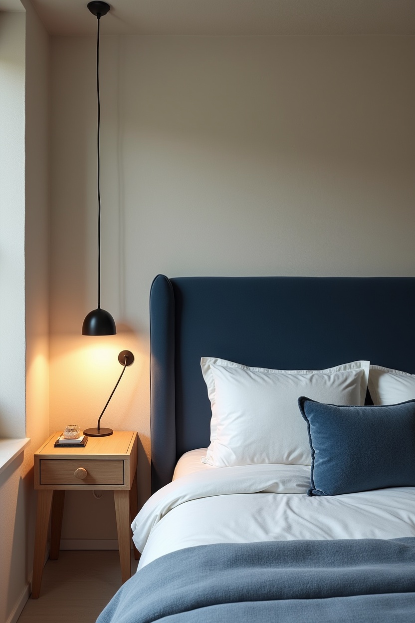 indigo lime-washed plaster wall home decor