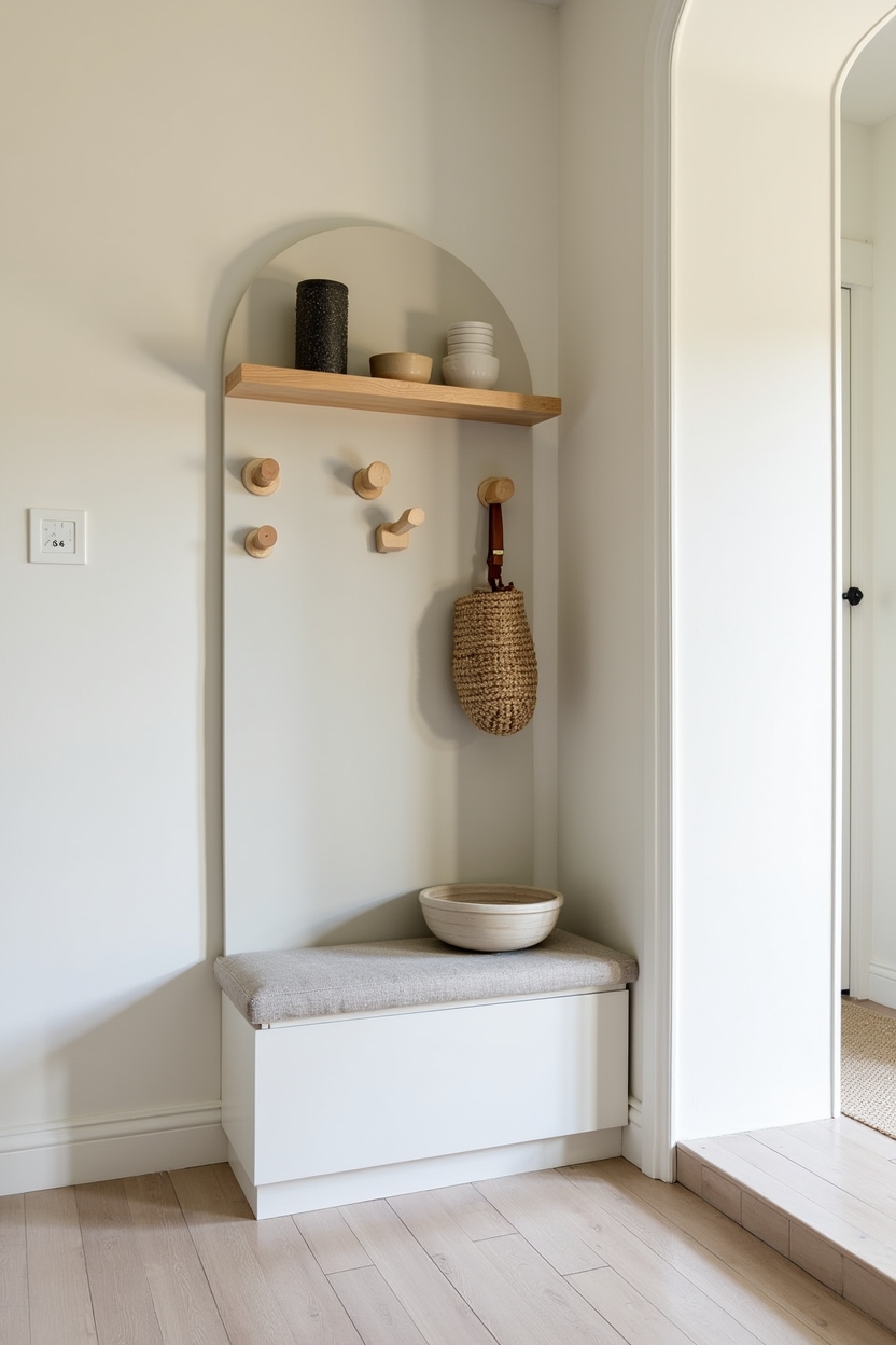 restorative entryway storage ideas — modular pegboard featuring vertical_modular_pegboard