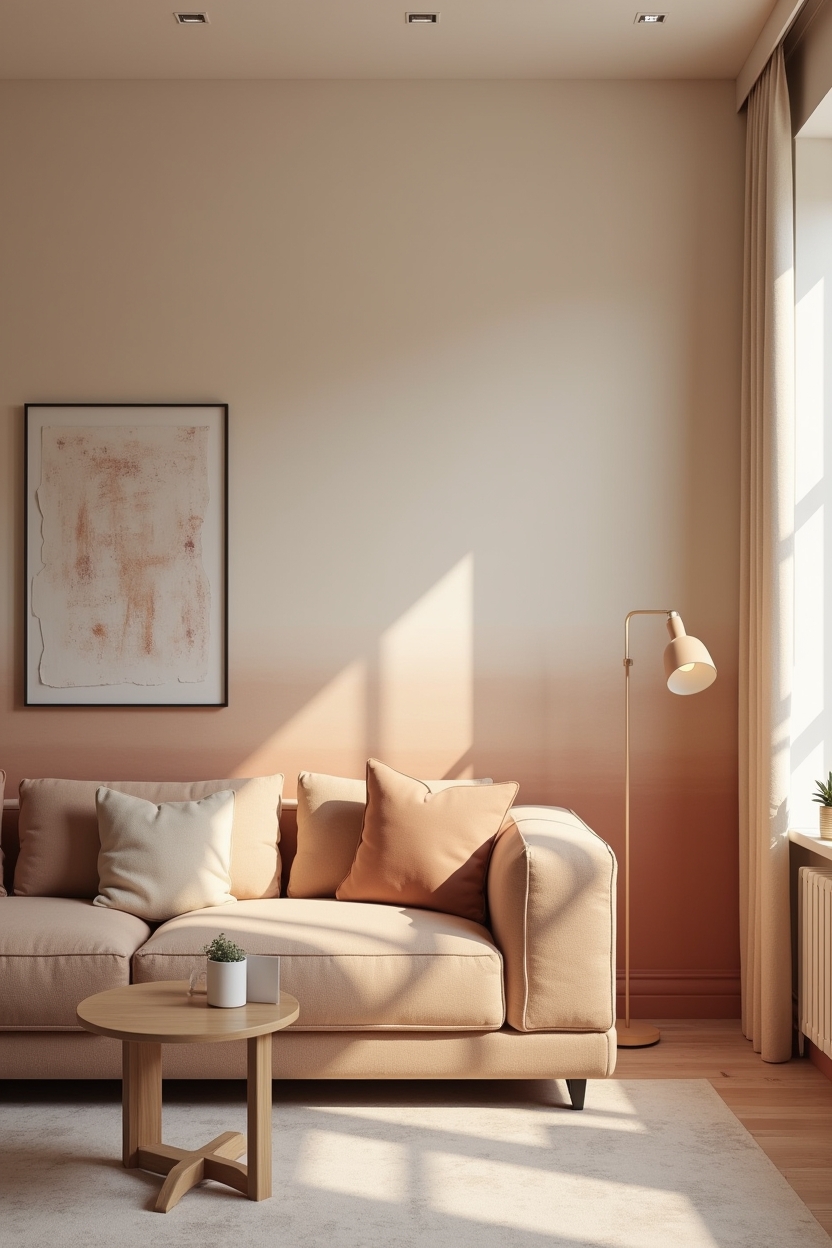clay_gradient_accent_wall home decor