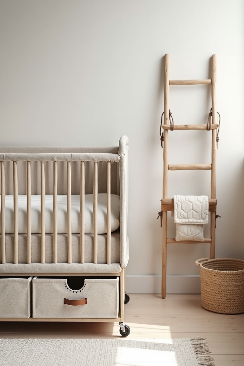 under_crib_rolling_canvas_drawers home decor