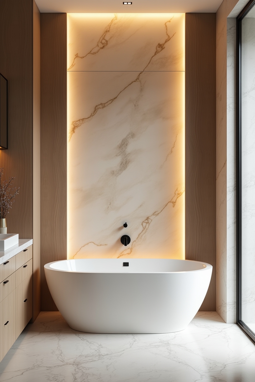 backlit translucent onyx feature slab home decor