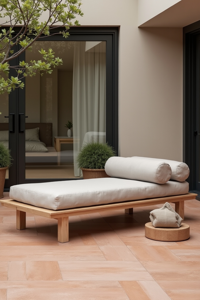 muted modular clay floor tiles home decor