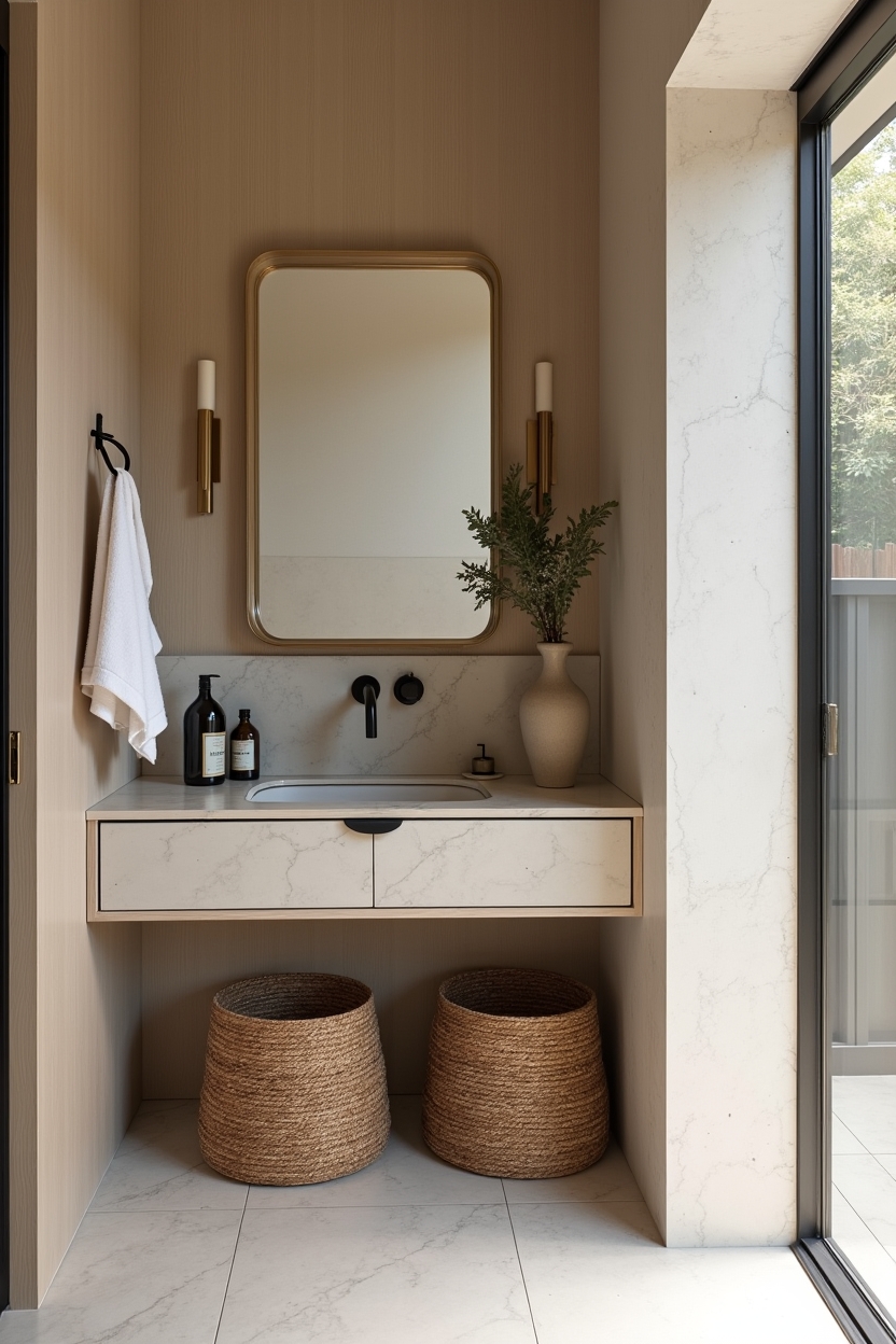 soapstone narrow entryway ideas — soapstone slim console slab featuring soapstone slim console with brass edge