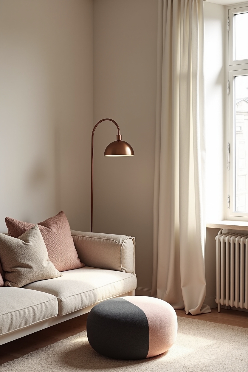 sculptural floor lamp home decor