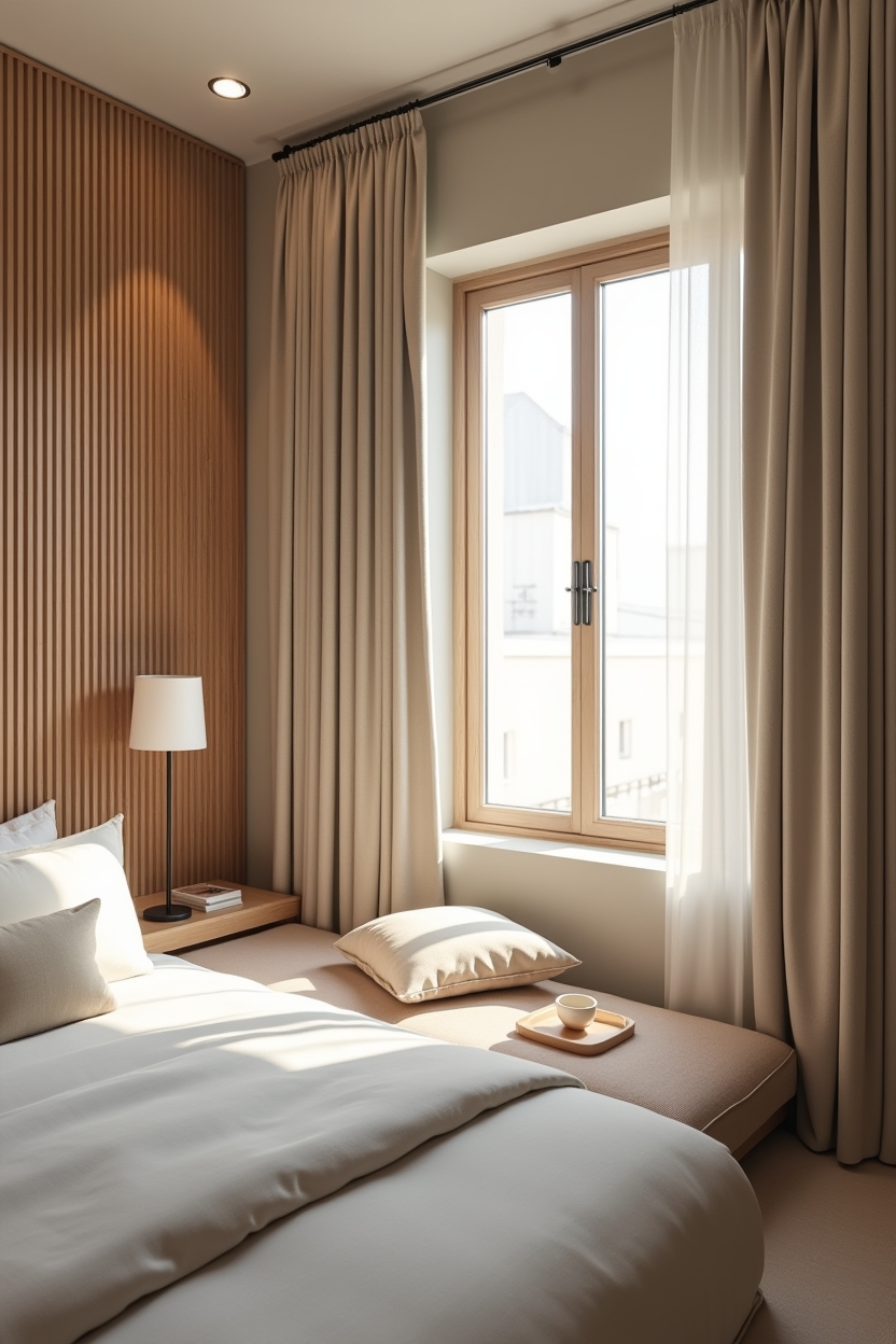 window-facing meditation nook home decor