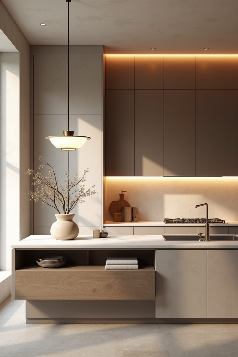 matte_brass_halo_pendant home decor