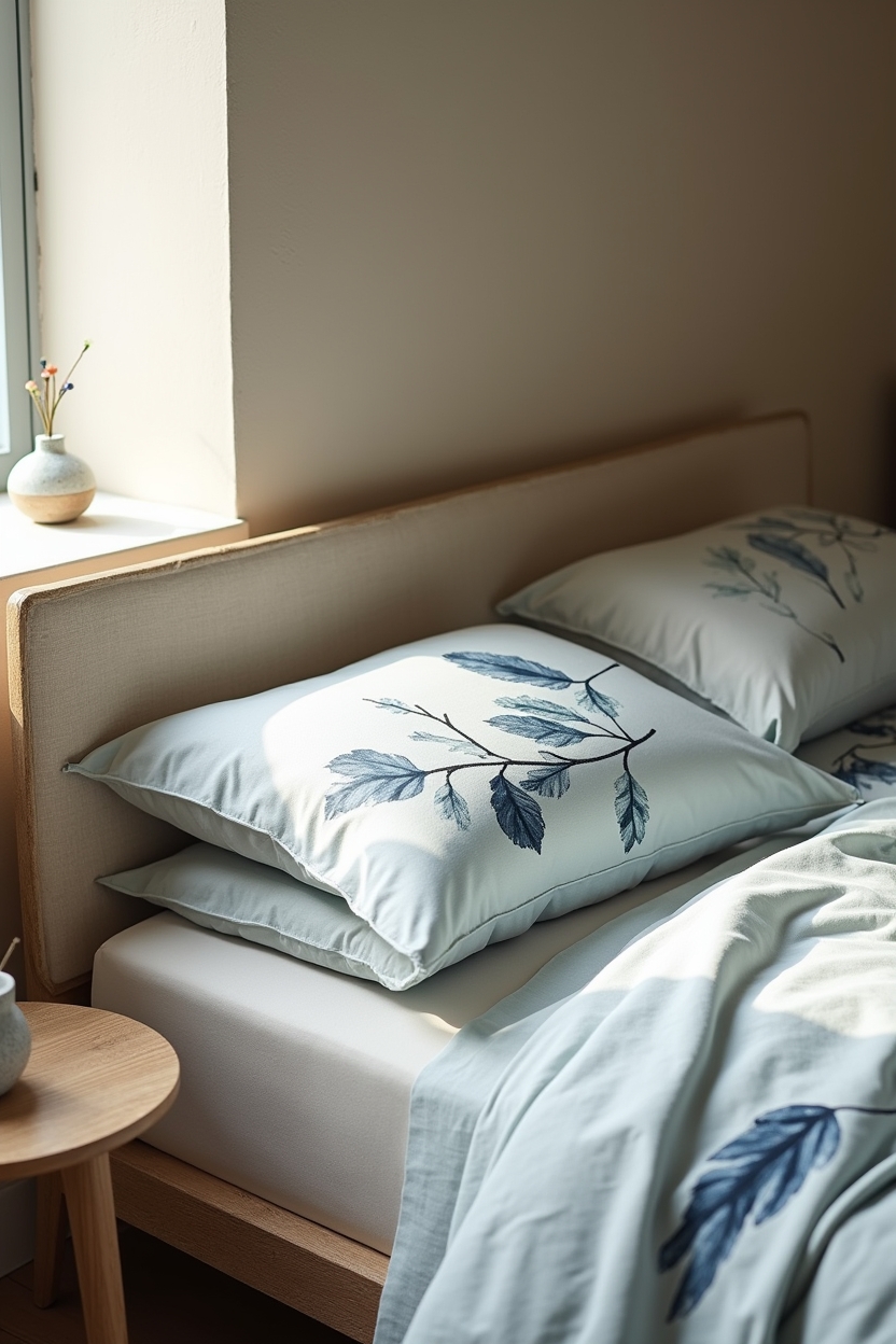 solar-dyed botanical sheet prints home decor