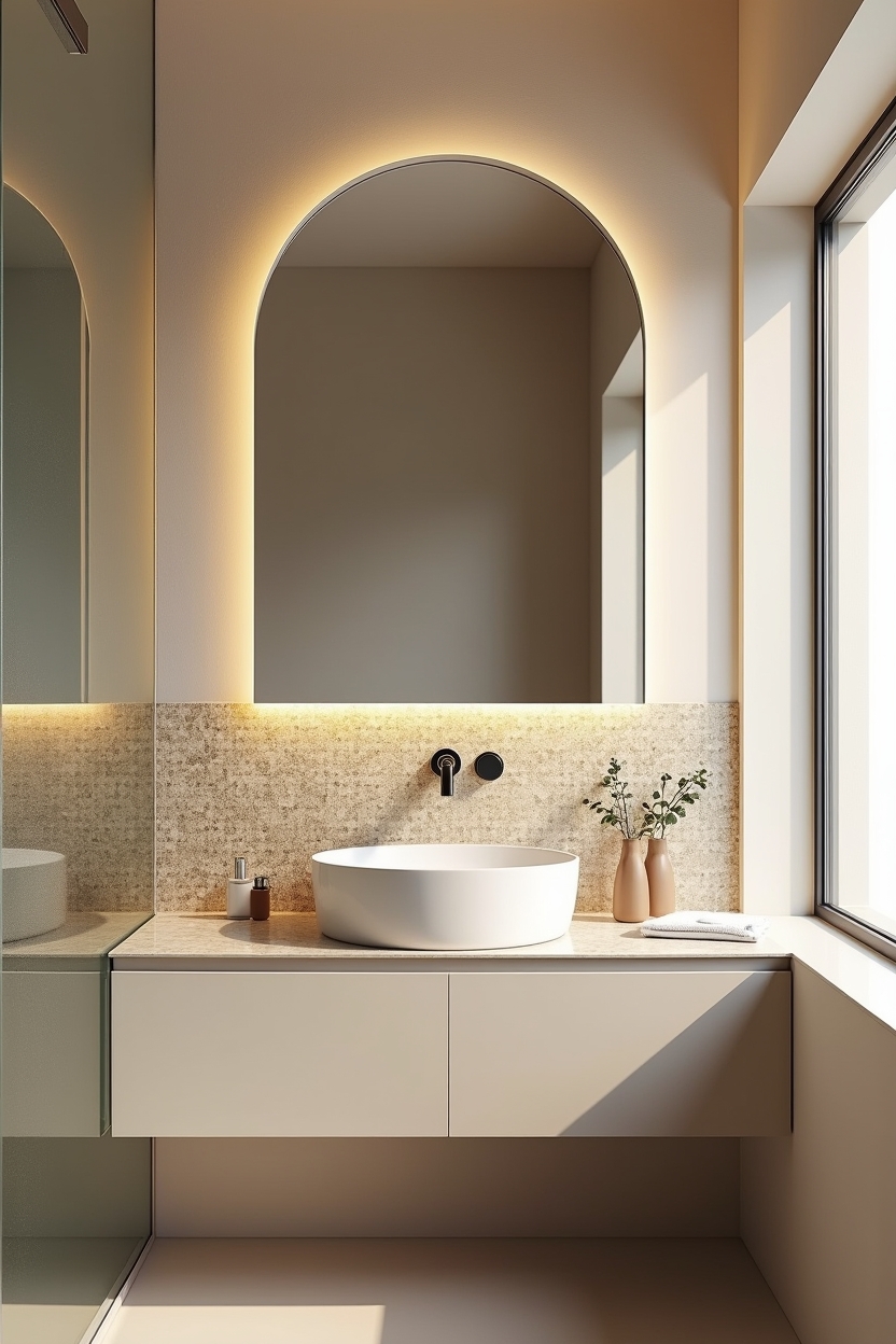 recycled glass mosaic splash home decor