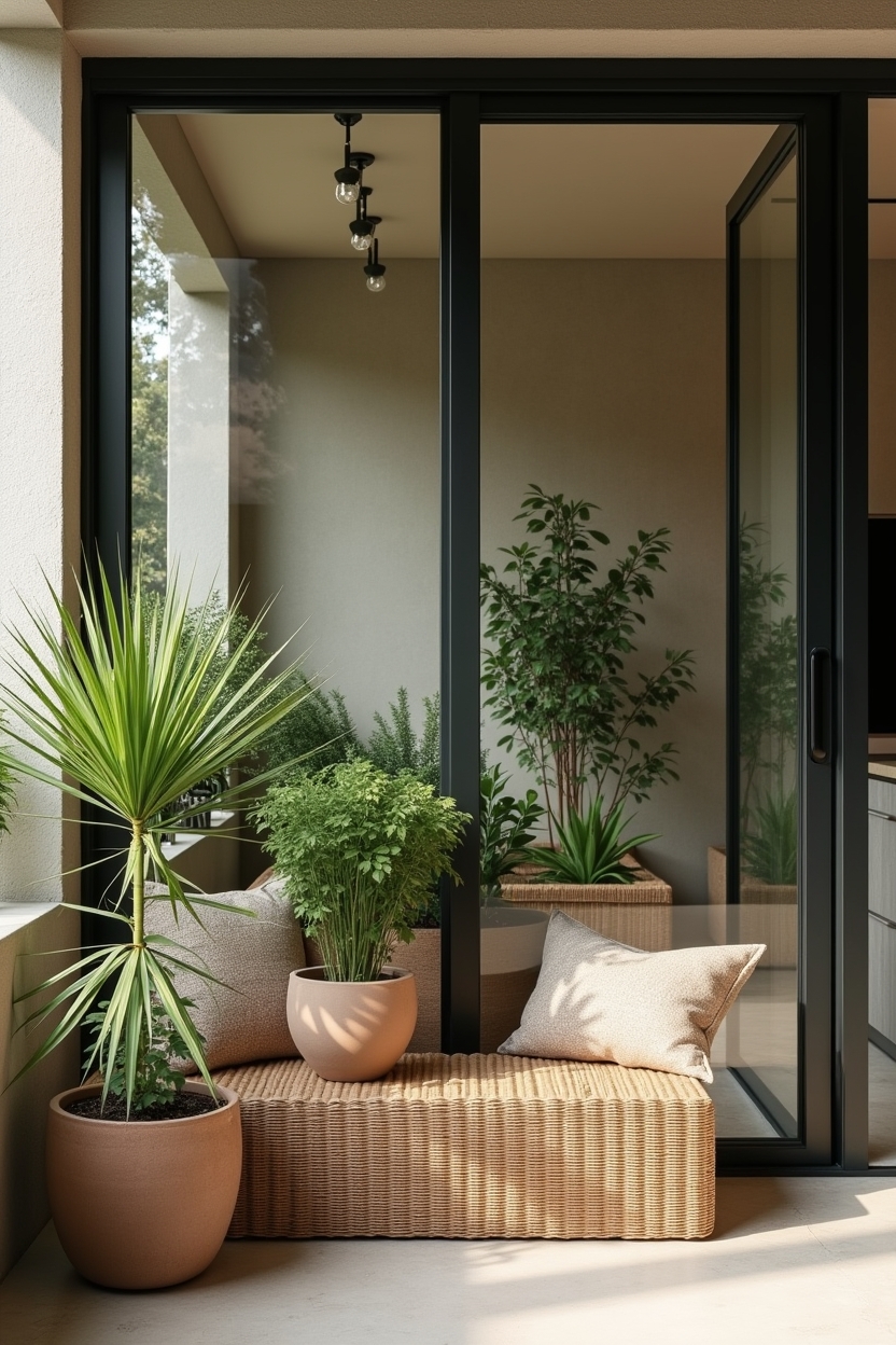 mini glass sliding greenhouse home decor