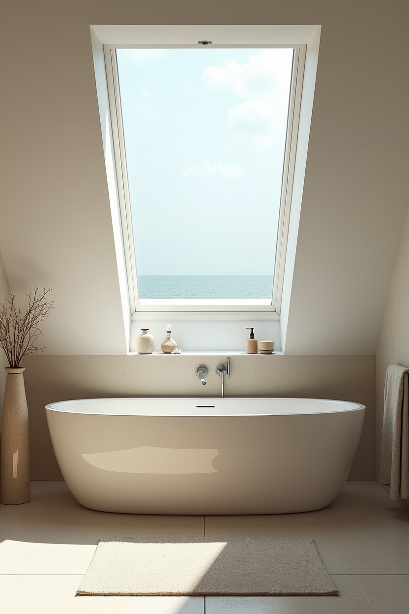 frosted frit skylight with coastal-tint glazing home decor