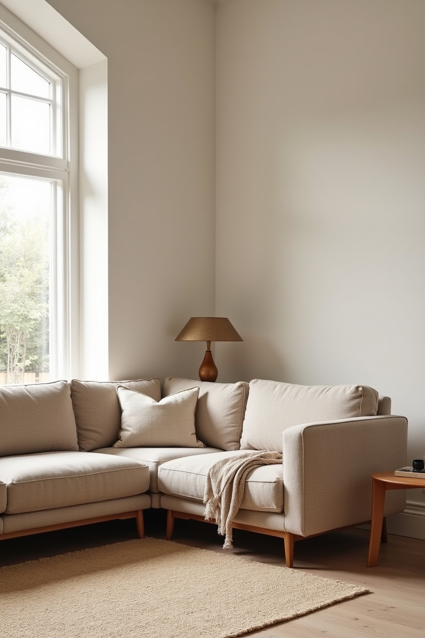 oversized mushroom boucle loveseat home decor