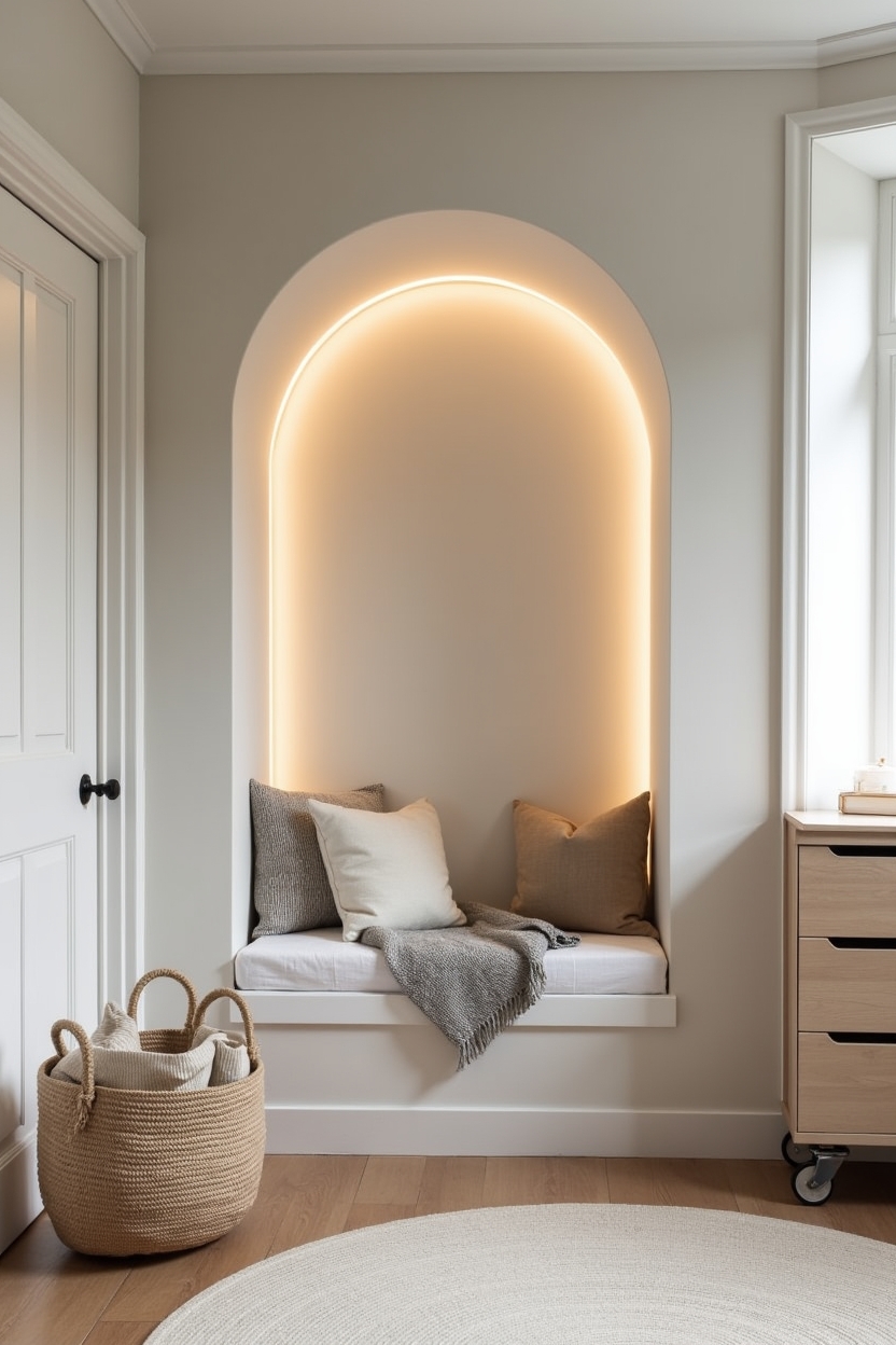 alcove crib nook conversion home decor