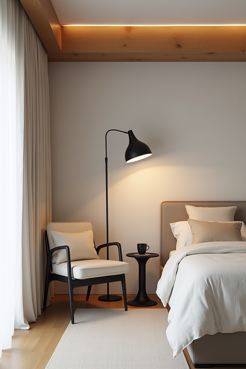 matte_black_ring_floor_lamp_with_rice_paper_diffuser home decor