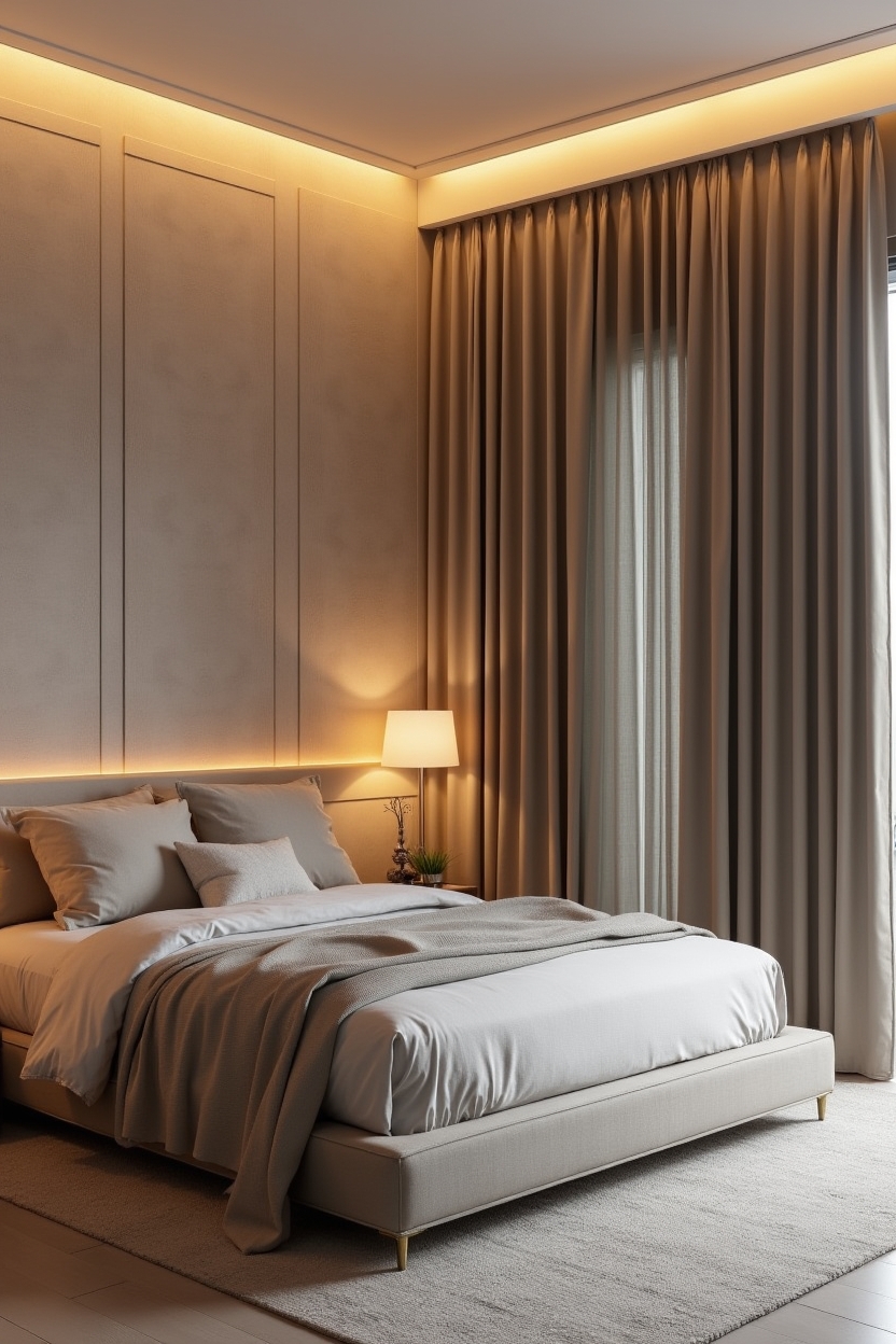 perimeter smart LED color-wash home decor