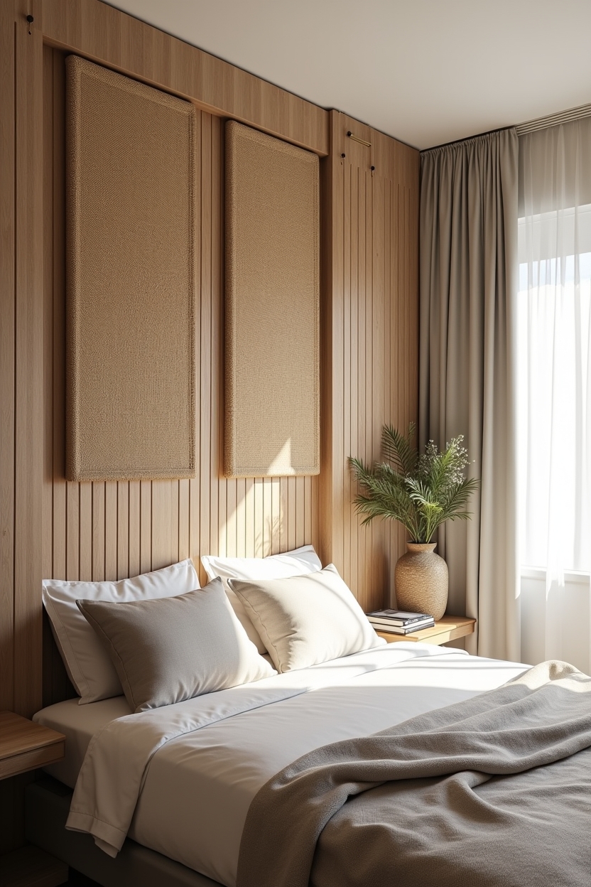 suspended woven rattan canopy panels home decor