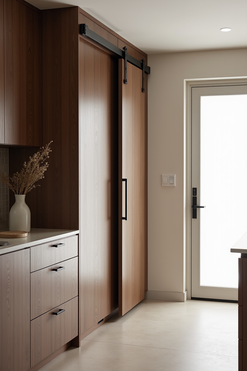 shou sugi ban charred cedar sliding door home decor
