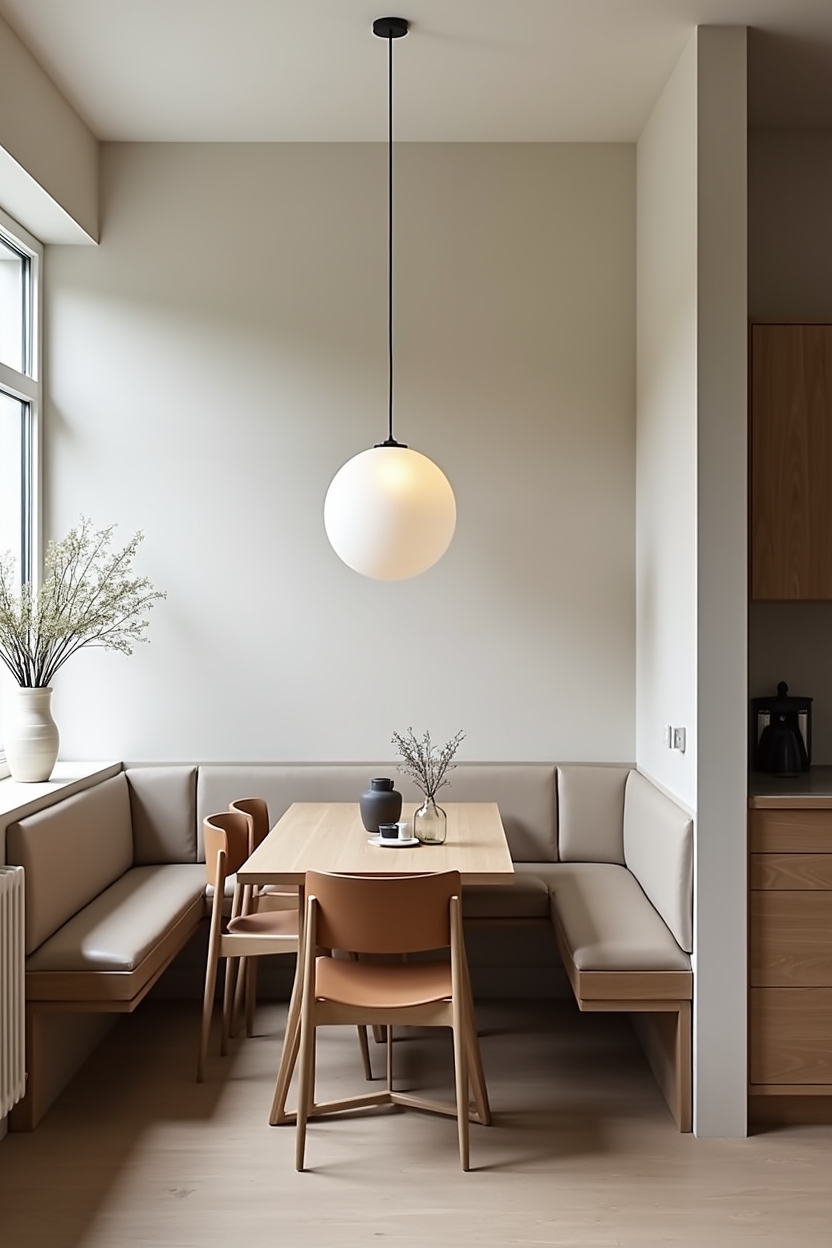 sculptural chalk-glaze pendant home decor