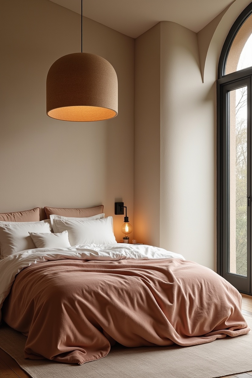 oversized cork pendant home decor