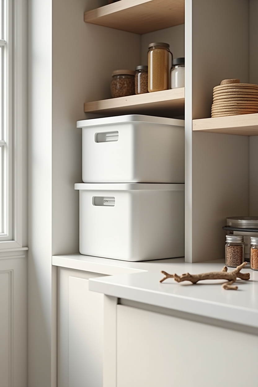 frosted_resin_stackable_bins home decor