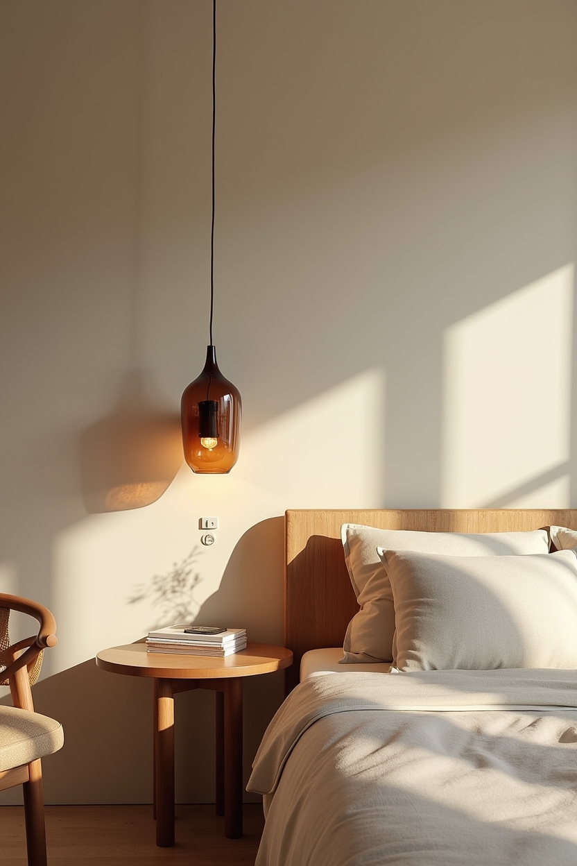 hand-blown_amber_sconce home decor