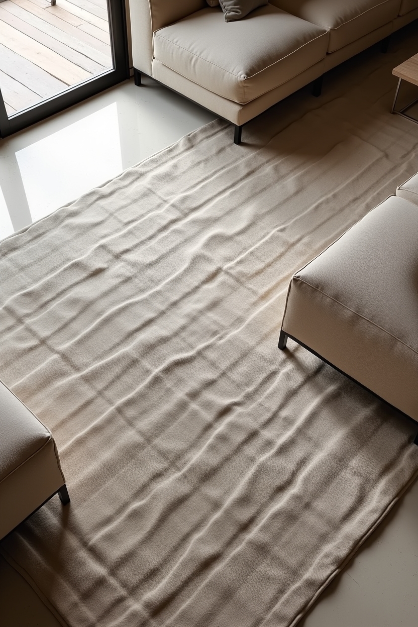 raised-channel sculptural pile rug home decor