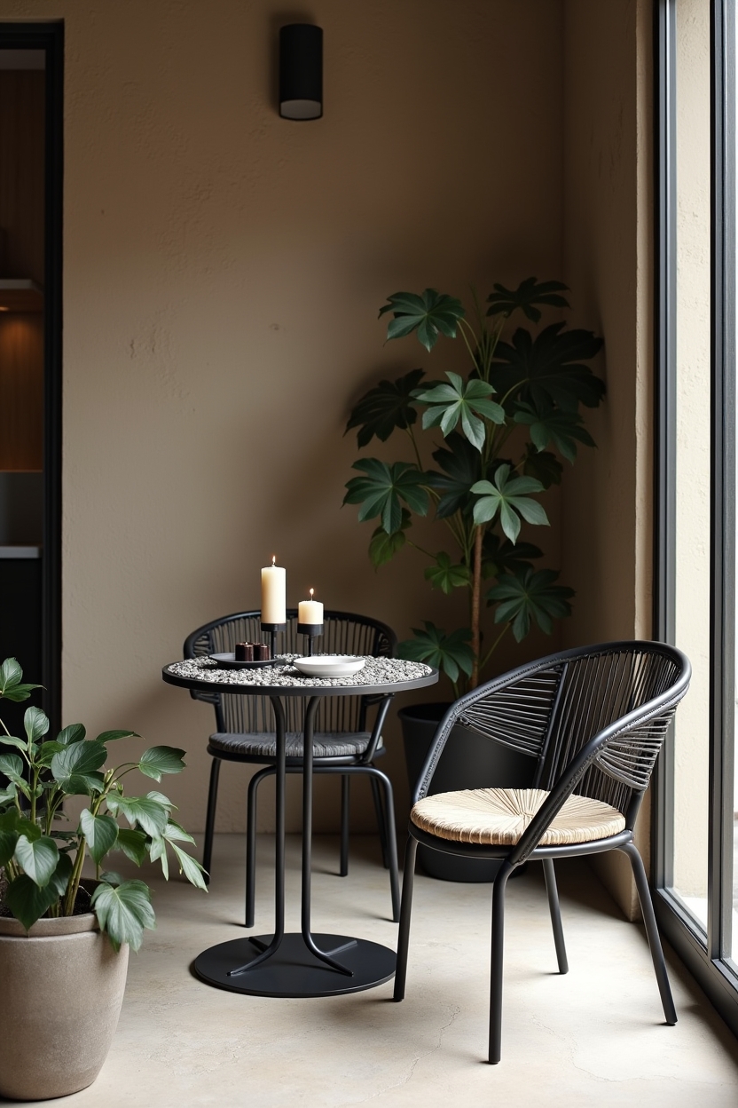 matte_black_curved_bistro_set home decor