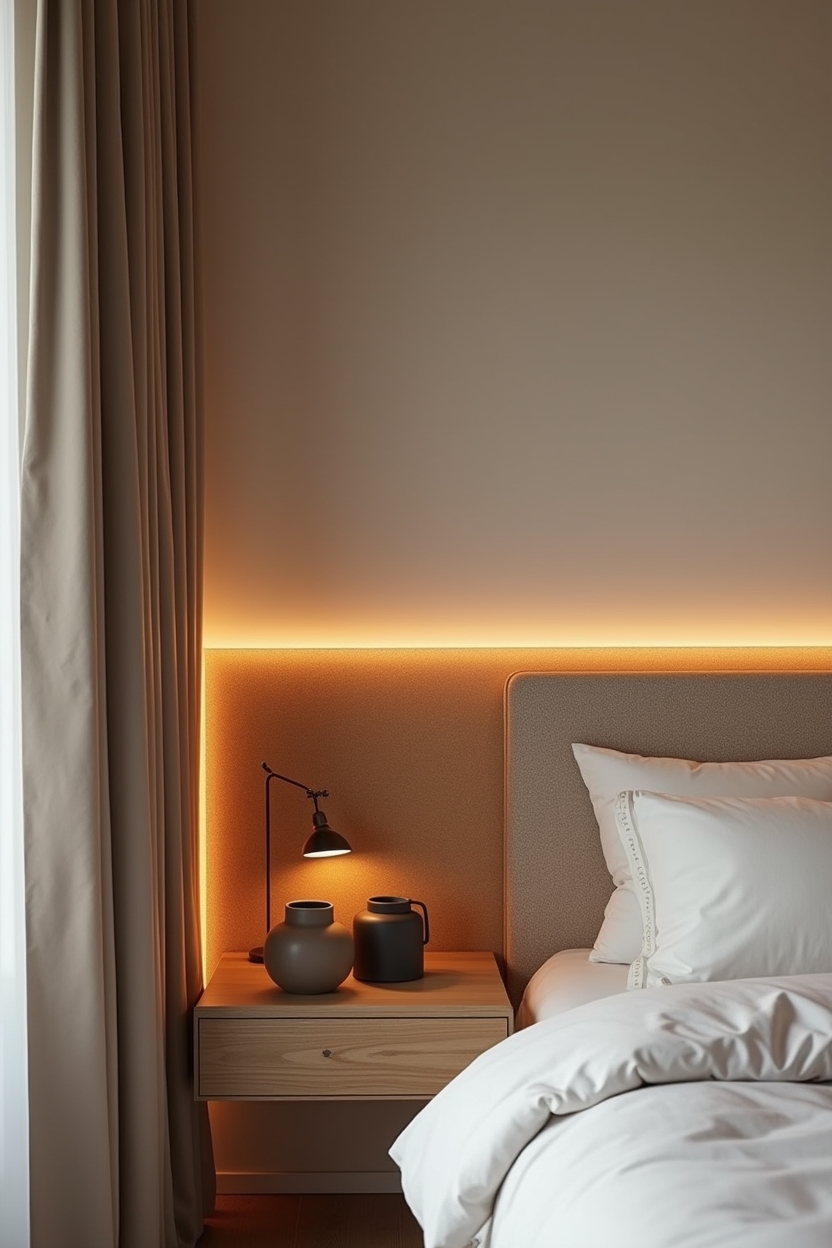 led_backlit_floating_shelf_with_cork_inset home decor