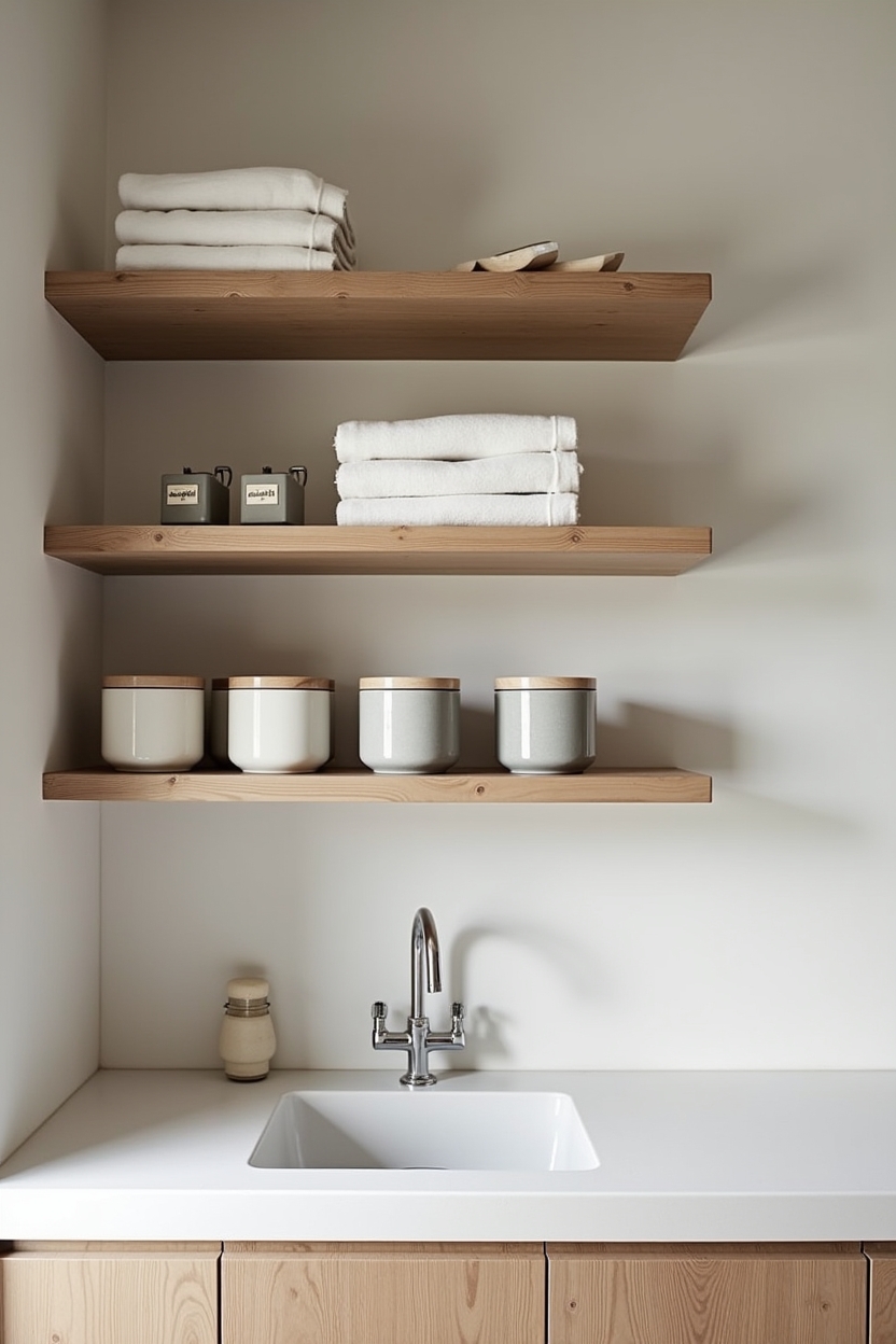 open_shelving home decor