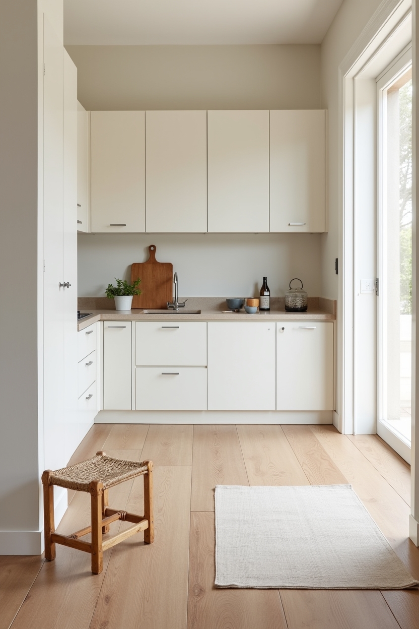 whitewashed wide-plank oak floor home decor