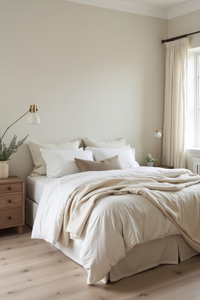 undyed oat linen duvet with relaxed seams home decor