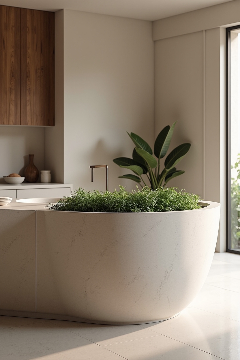 biomorphic sculpted form home decor