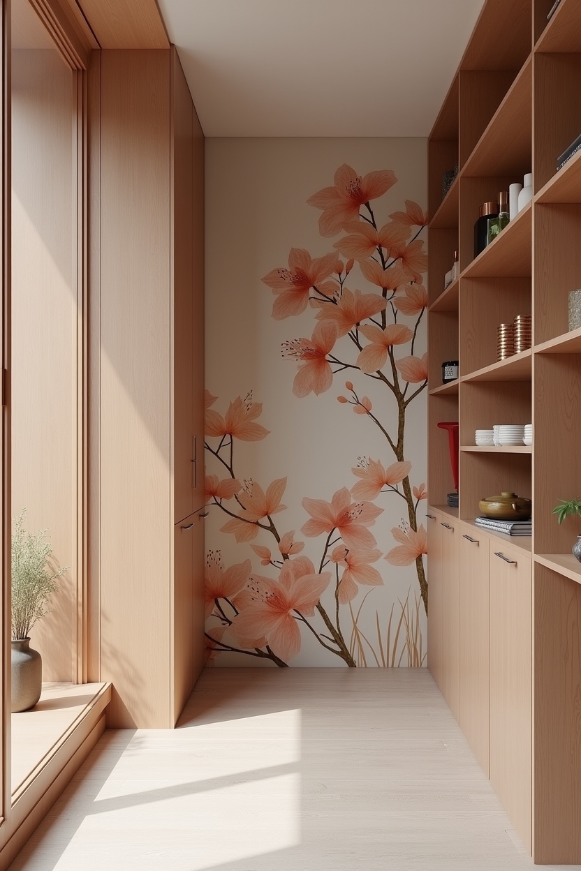 Full-height moisture-resistant mural wall home decor