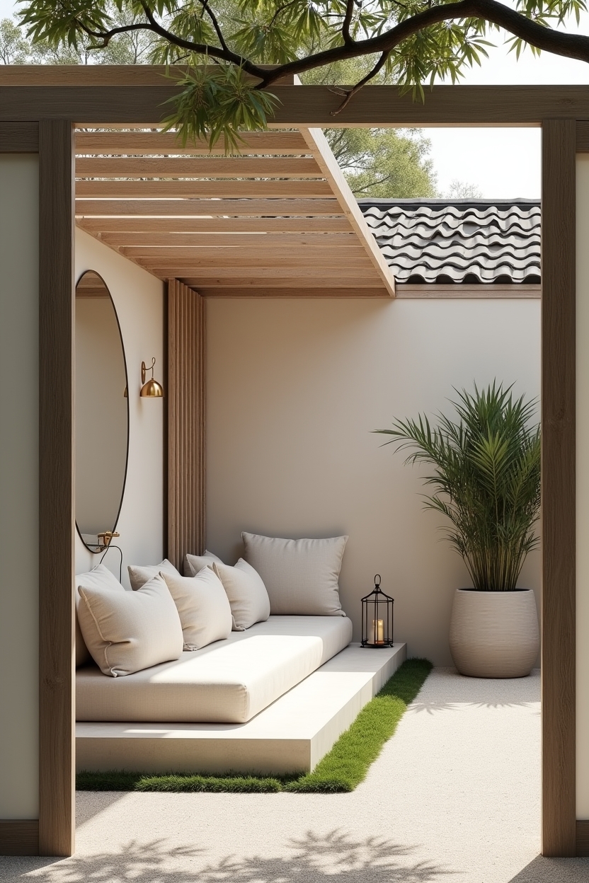 translucent shoji panels filtering light home decor