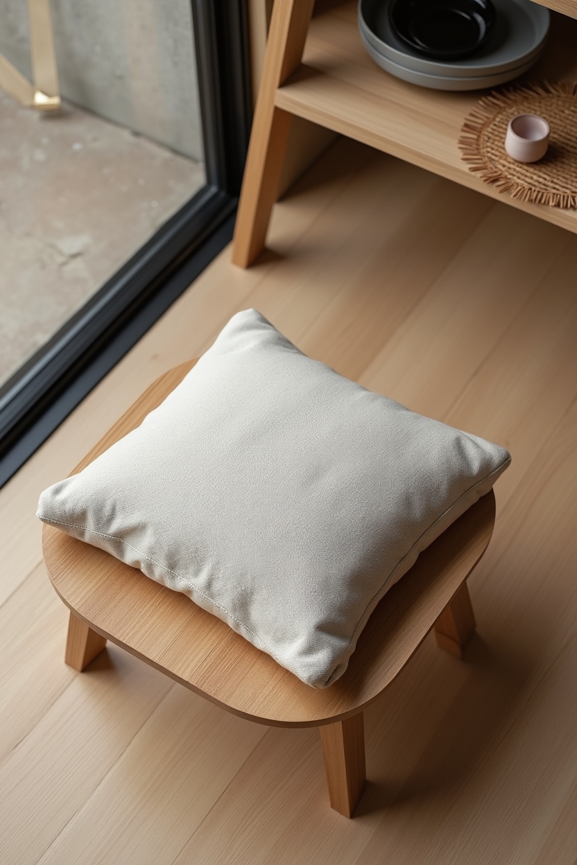 mini tatami-top low seating home decor