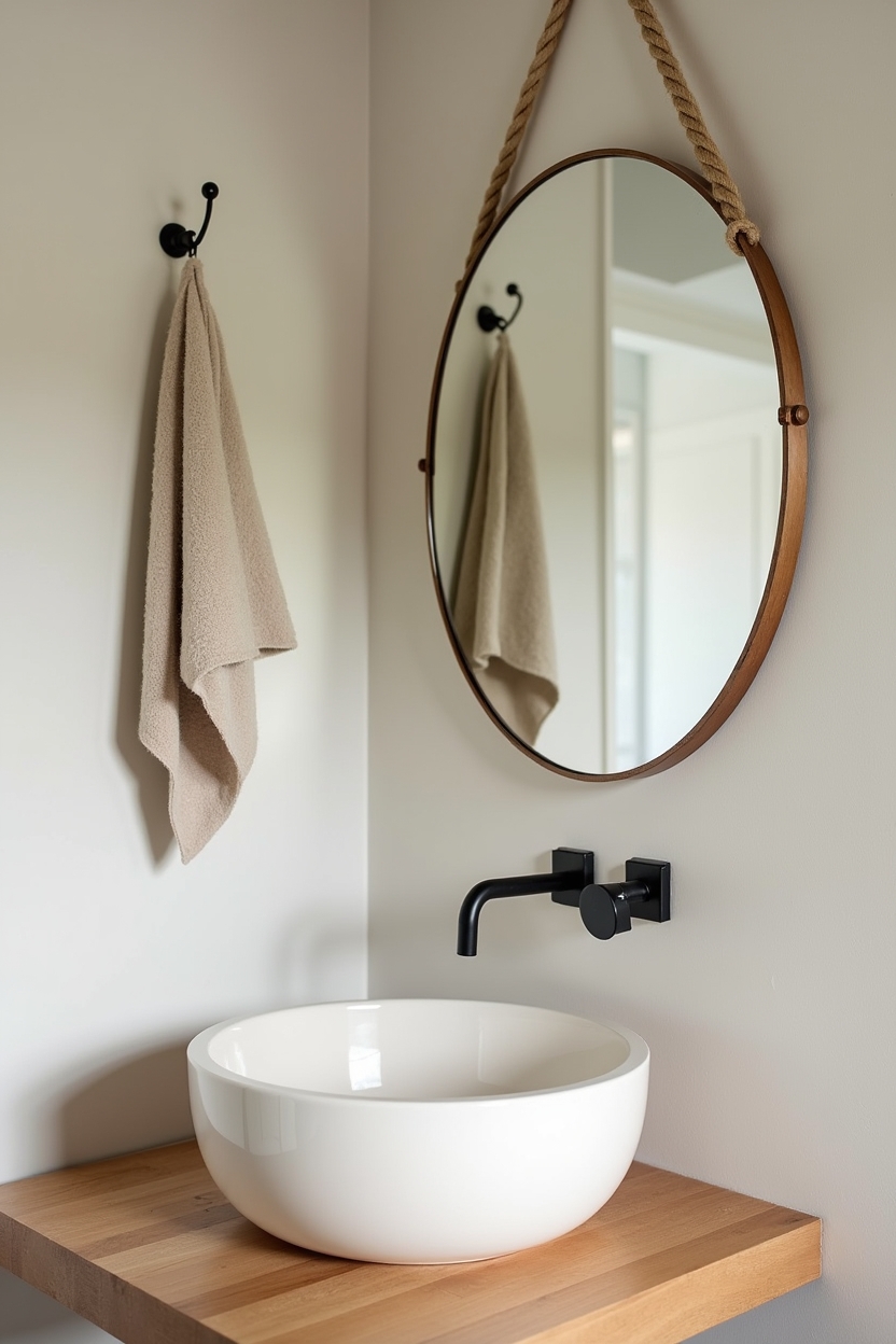 rope suspension hanging method home decor