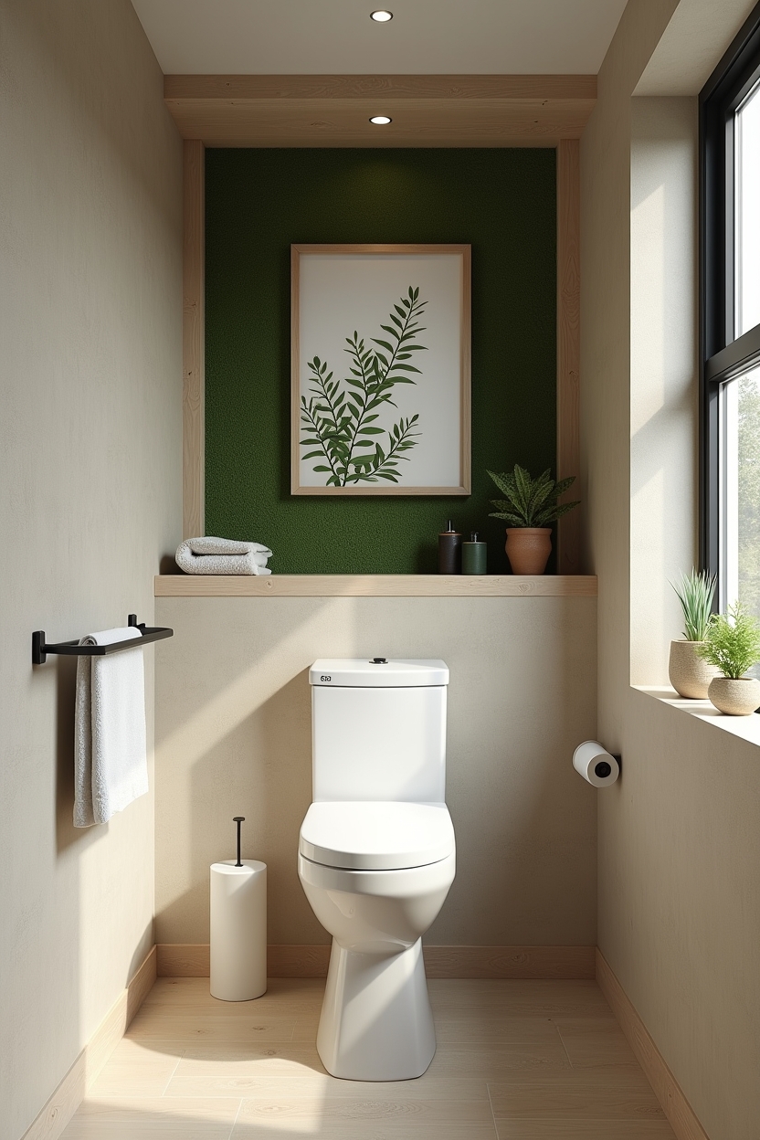 framed preserved moss mini-gallery home decor