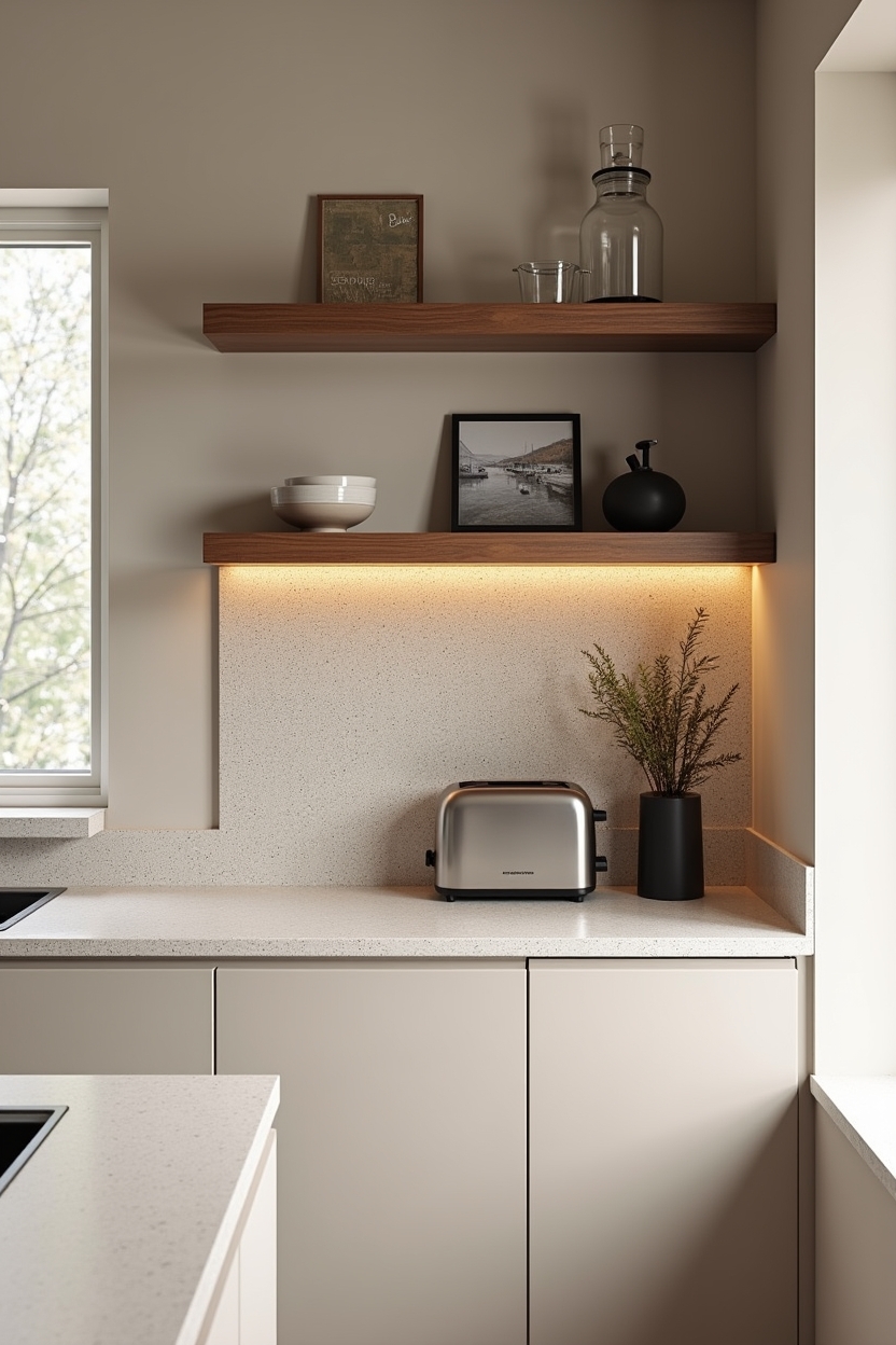full-height terrazzo splashback gallery home decor